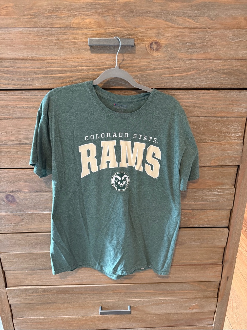 Champion Colorado State Rams Green Graphic Tee